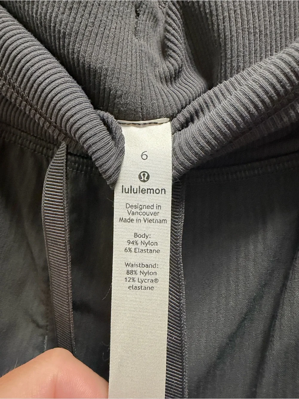 lululemon athletica Black Straight-Leg Athletic Pants